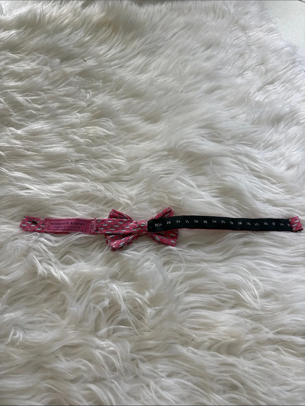 Vineyard Vines Pink Geometric Adjustable Bow Tie